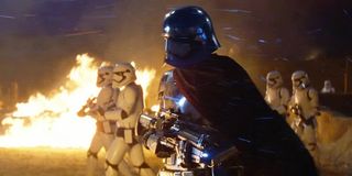 Star Wars the force awakens Captain Phasma with troopers