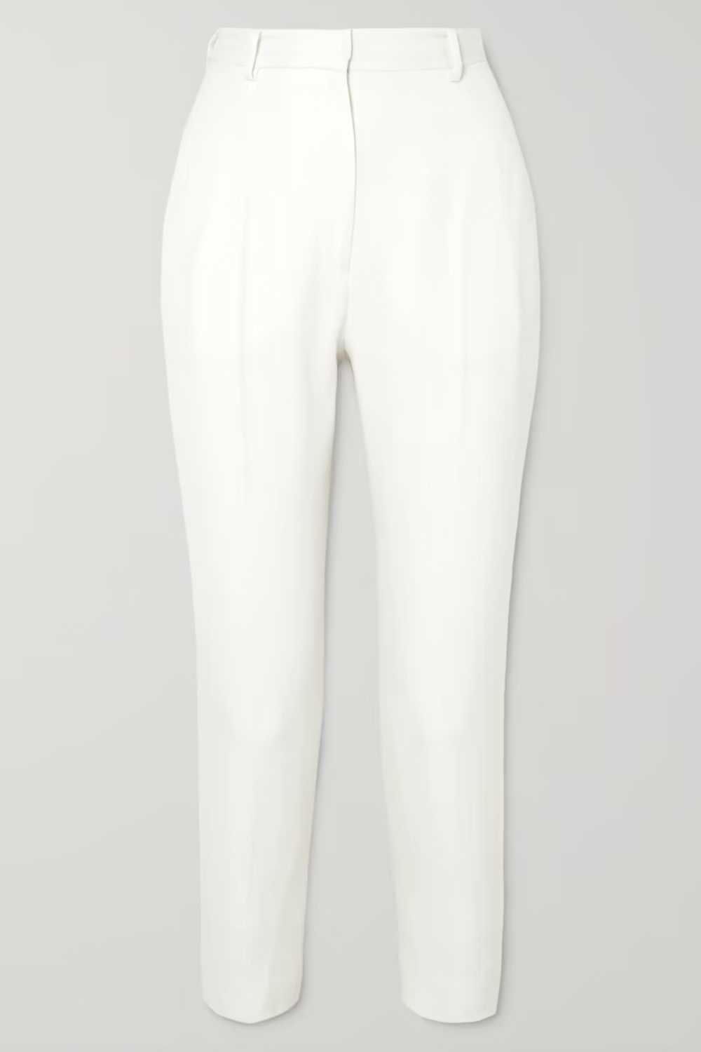 Alexander McQueen Grain de poudre wool slim-leg pants