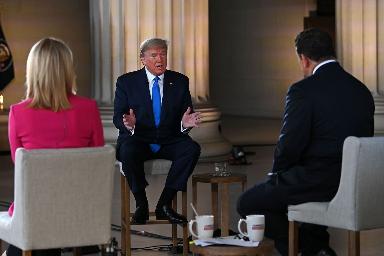 Trump at a town hall