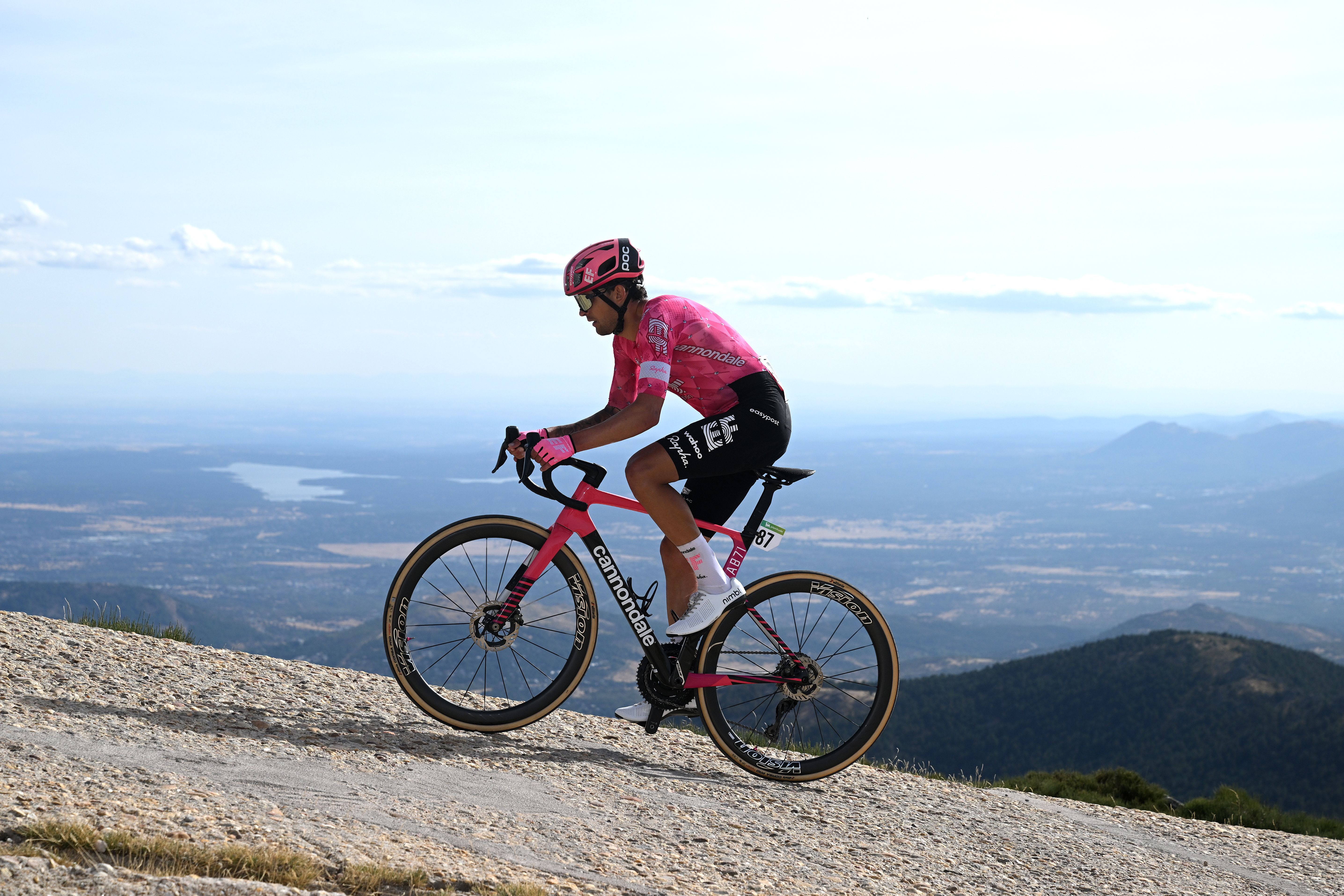 James Shaw rides at the Vuelta a España