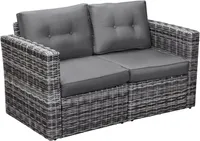 Outsunny 2 Piece Patio Wicker Corner Sofa Set: was $298 now $189 @ Amazon
