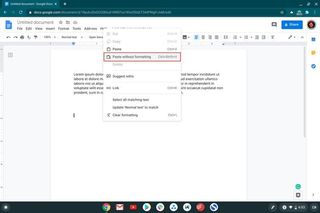 Paste Without Formatting Chromebook