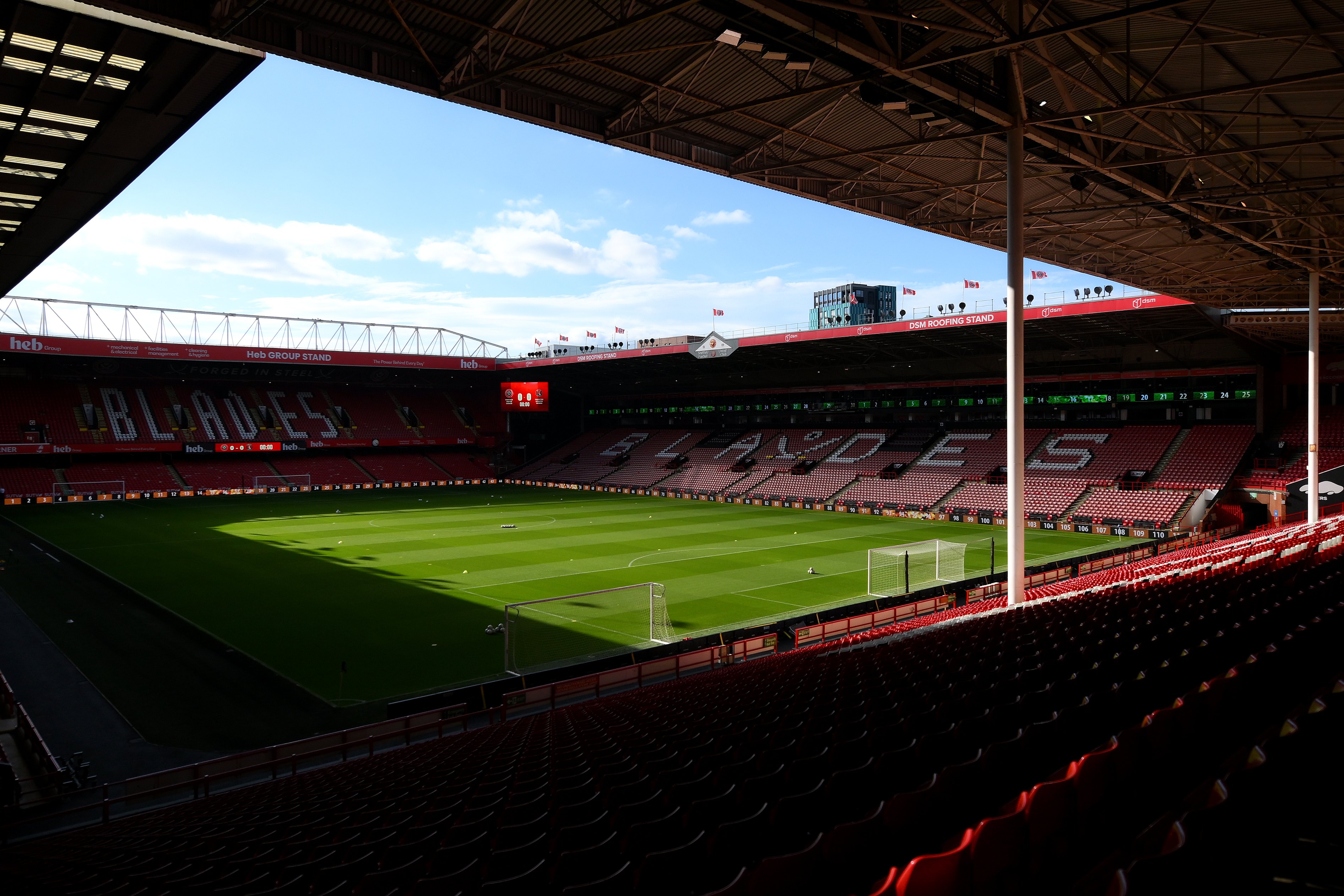 General view of Sheffield United's Bramall Lane stadium in September 2024.