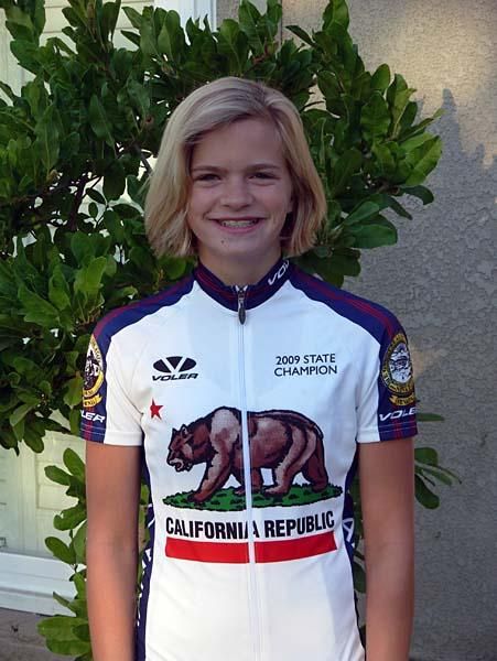 Team Captain, Sophia Fuller with her 2009 California State Champion Jersey