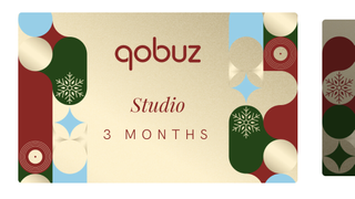 Qobuz gift card graphic from website