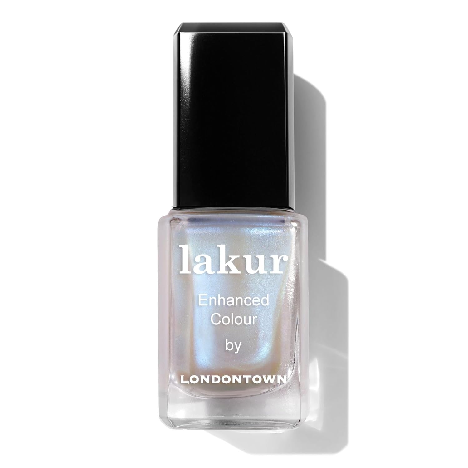LONDONTOWN, Londontown Lakur Nail Polish/topper - Chrome Glaze - Enhanced Color Long Lasting Top Nail Coat Gel-Free Shine Nail Look, Starry Chrome Topper, 0.4 Oz