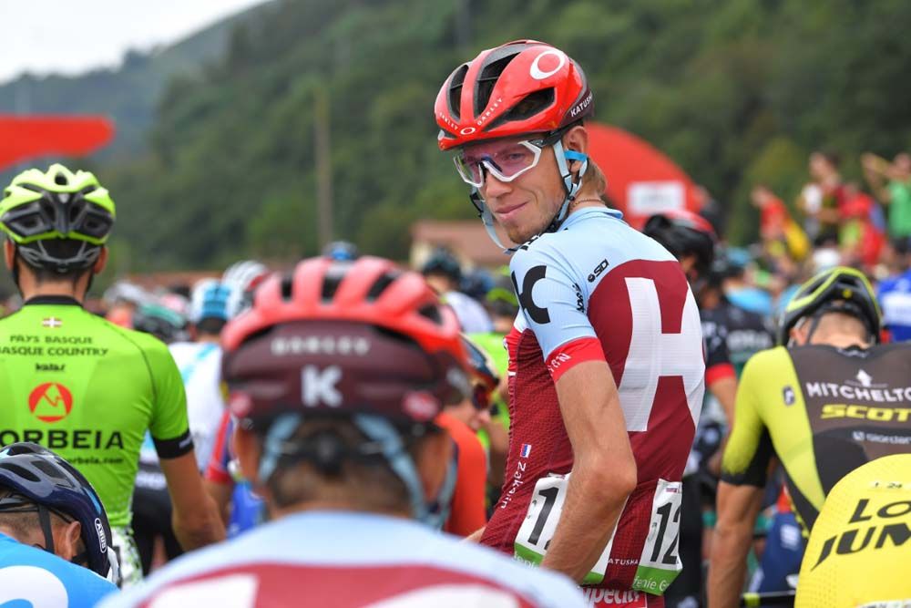 Ilnur Zakarin on the start line of the Vuelta a Espana