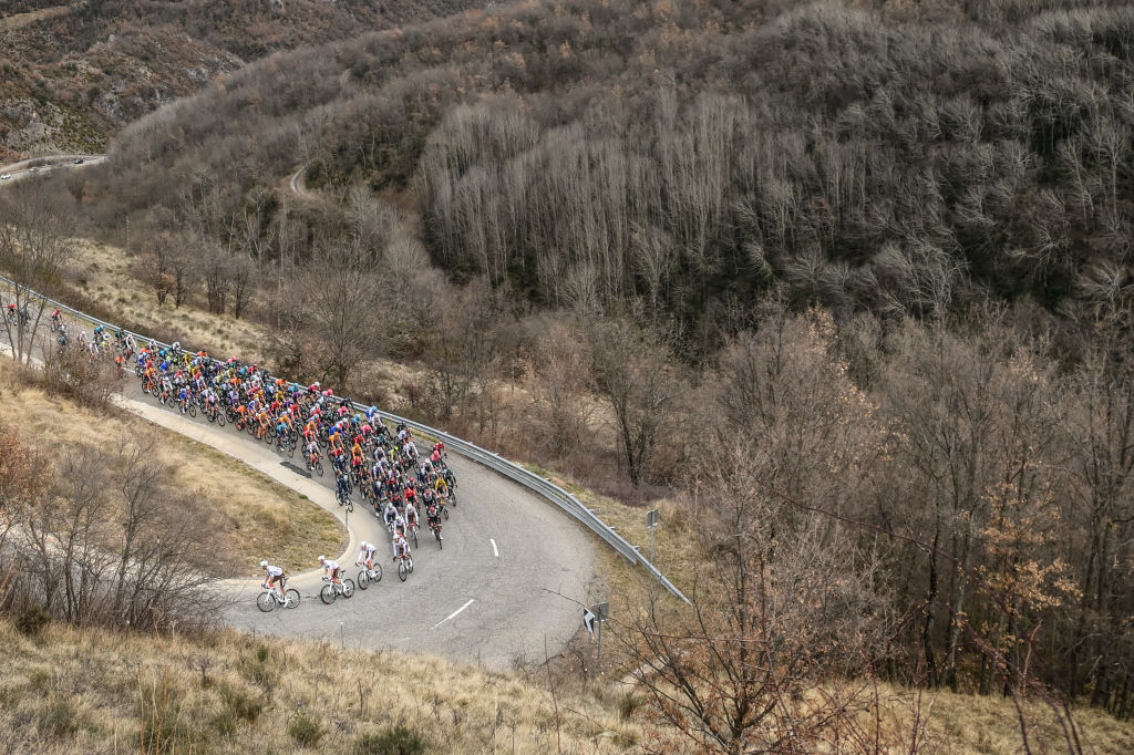 The Volta a Catalunya peloton