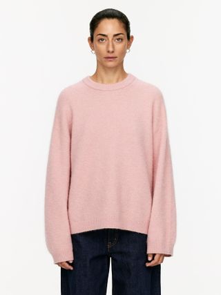 Alpaca-Wool Blend Jumper - Pink - Arket Gb