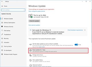 Windows 10 disable auto updates