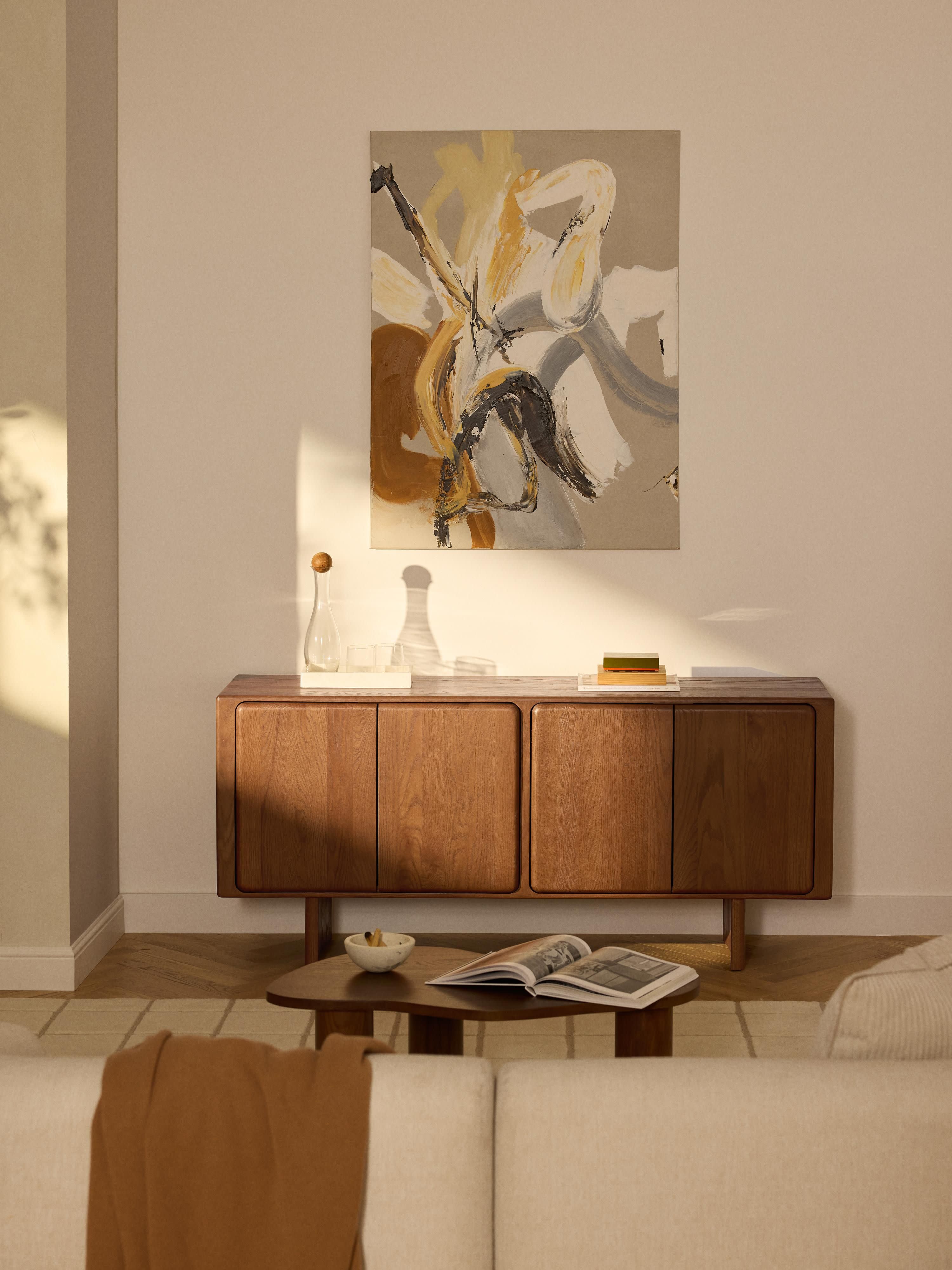 Oak Wood Sideboard Chandler