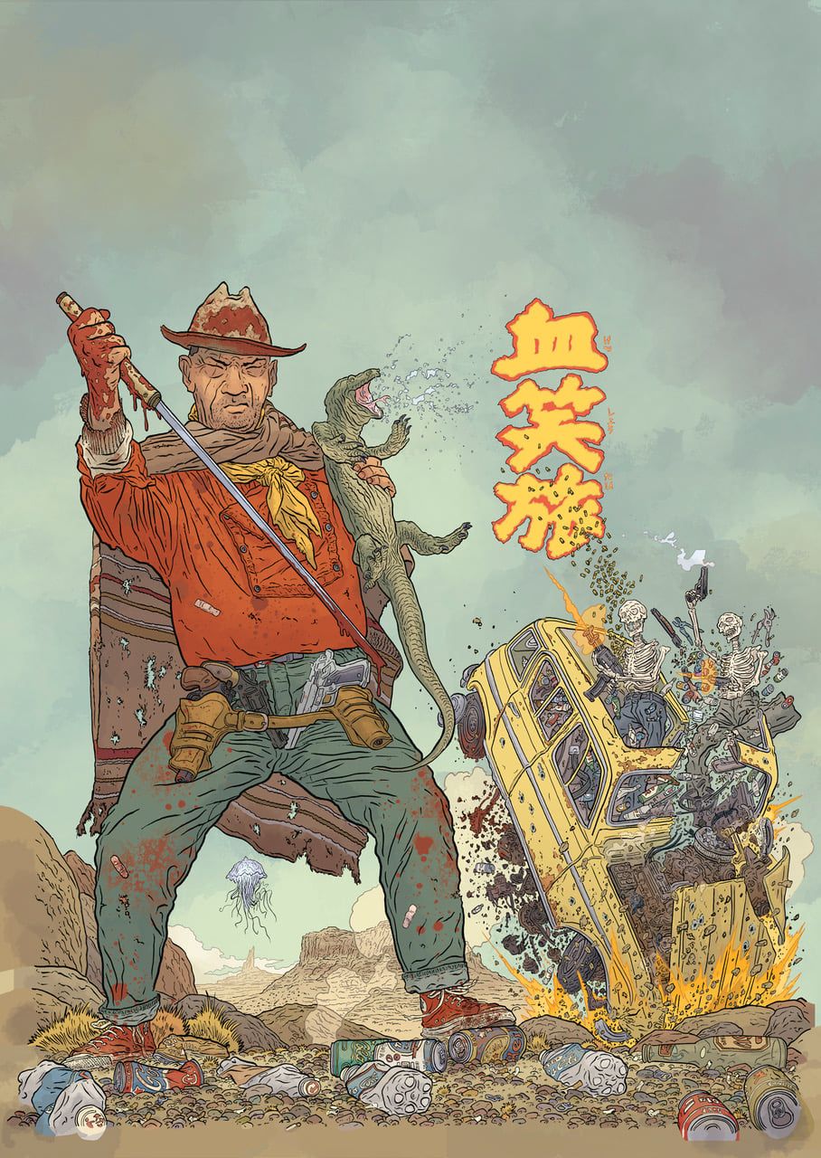 Matrix concept artist Geof Darrow returns with a new Shaolin Cowboy ...