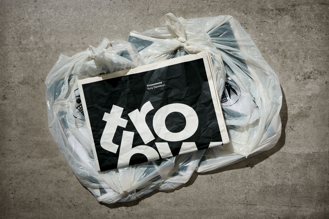 Throwaway paraphernalia from exhibition