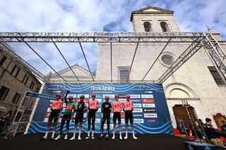 Tirreno-Adriatico stage 4: EF Education-EasyPost at the stage start