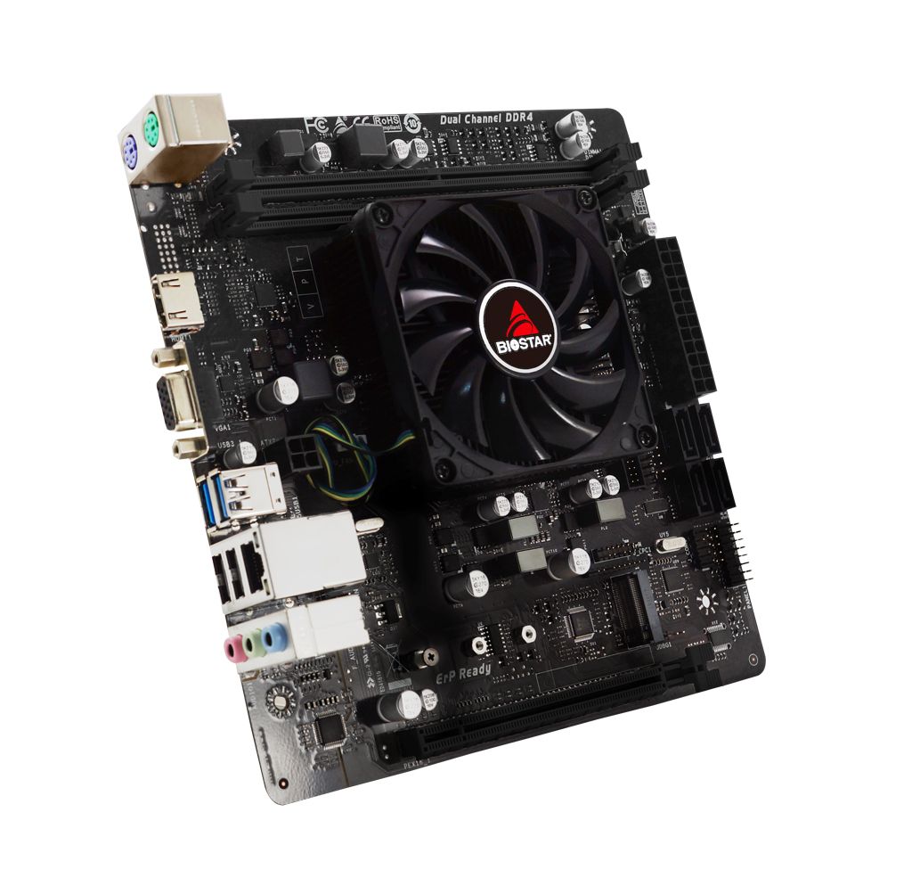 Biostar Amd Motherboard Packs Integrated Bristol Ridge Apu And Cooling Tom S Hardware