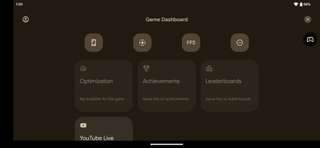 Screenshot of the Game Dashboard floating menu.