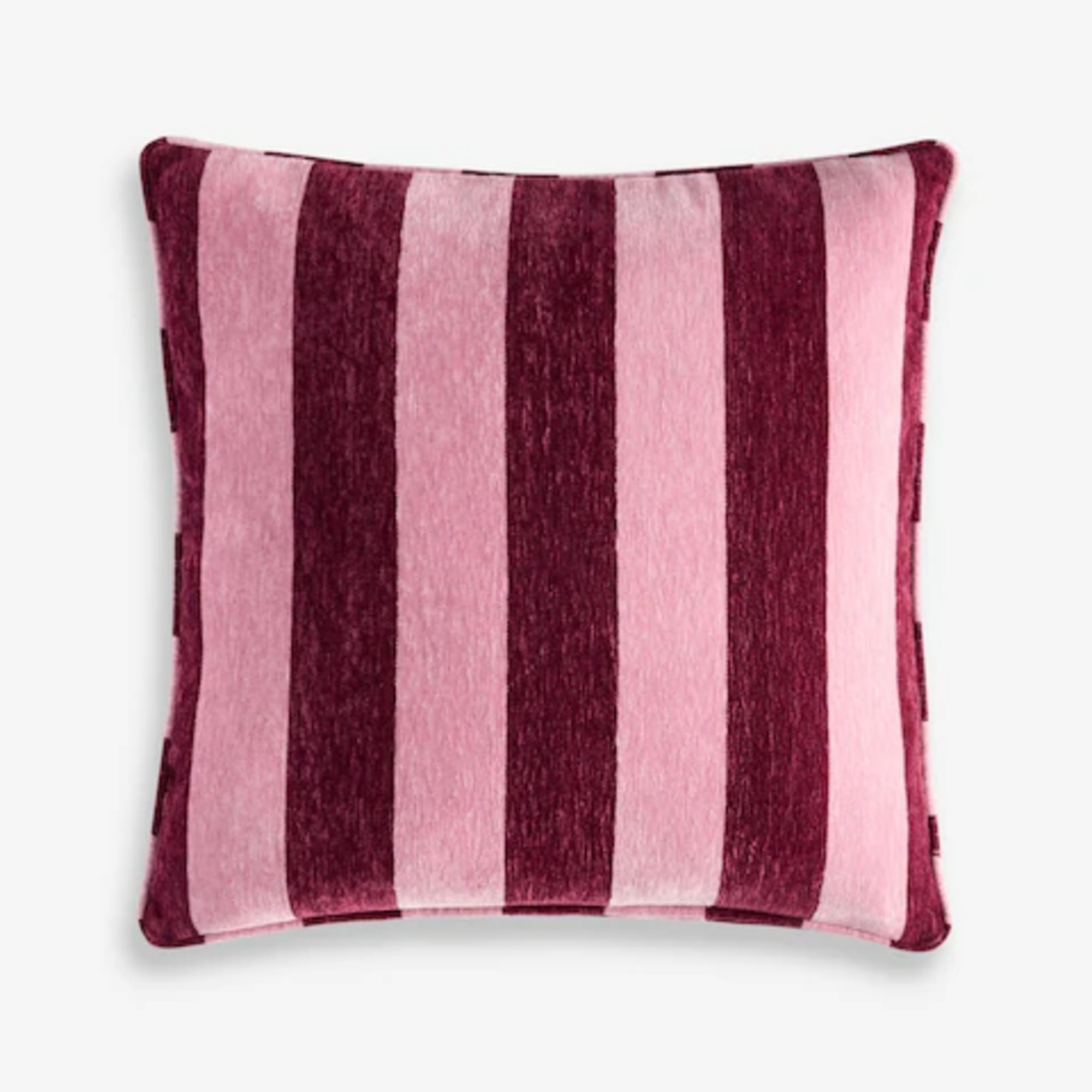 Next Pink 50 x 50cm Chenille Stripe Cushion