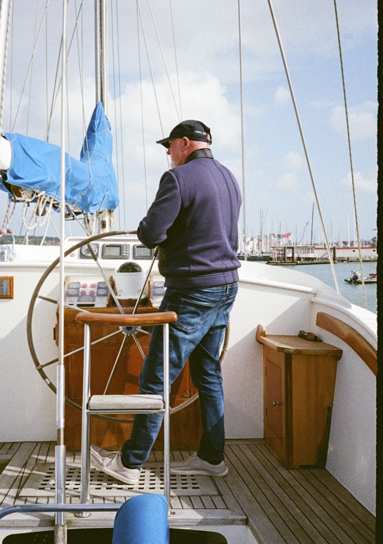 Pentax 17 films scans of sailing and yacht details