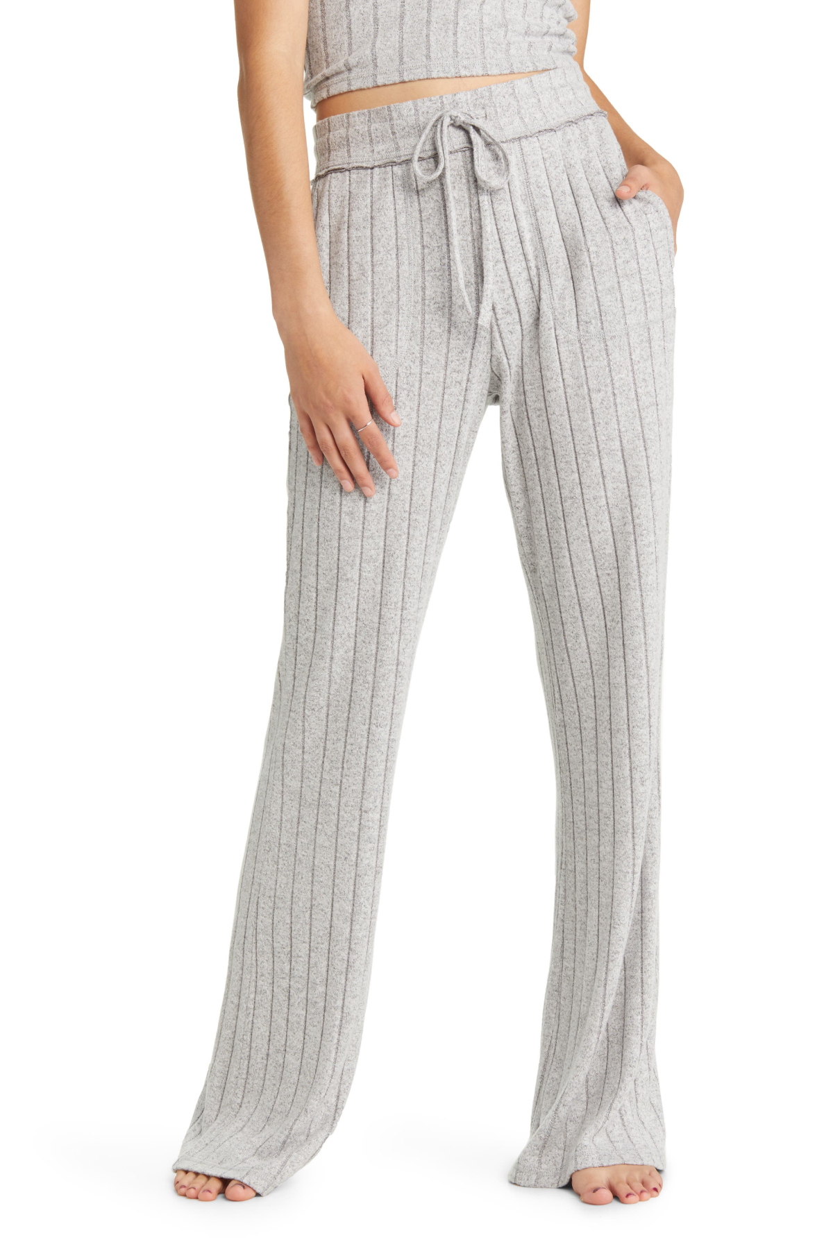 BP. Cozy Rib Flared Pants 