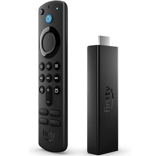 (L to R) The Fire TV Stick 4K Max remote and dongle