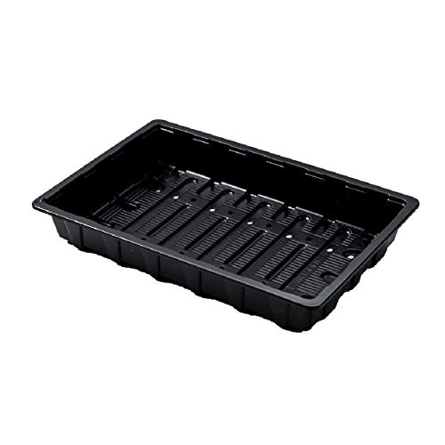 Nutley's 38cm Recycled Plastic Full-Size Seed Trays With Drainage Holes (pack of 6), British Made