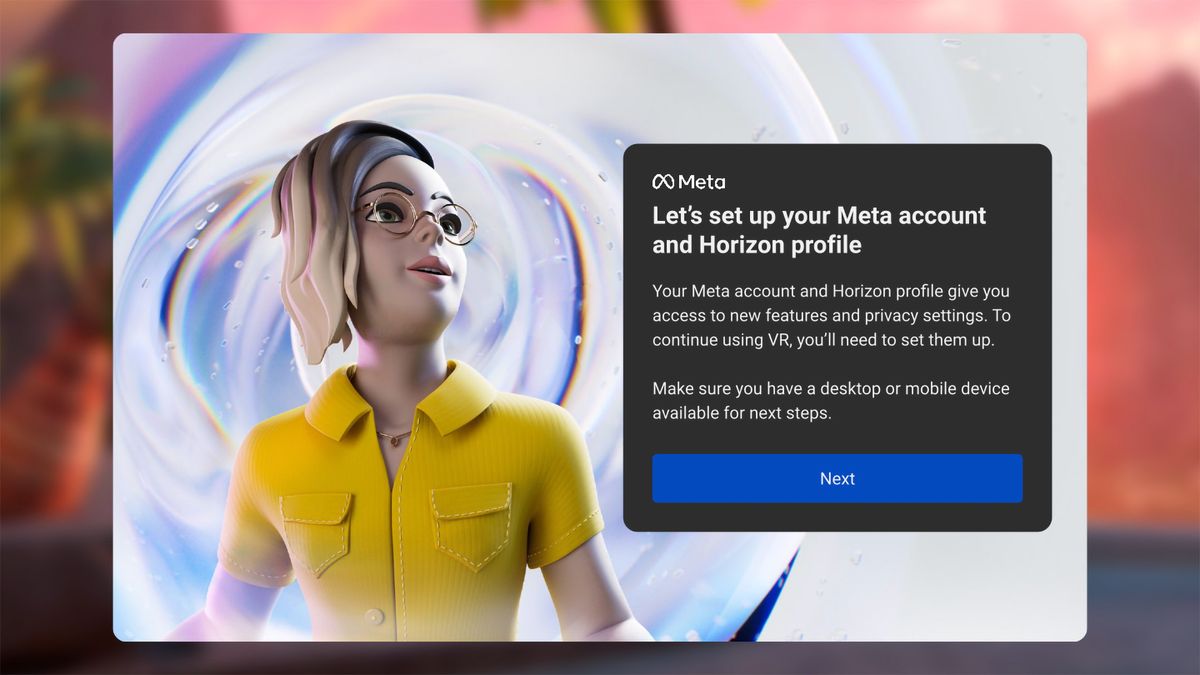Meta accounts and Meta Horizon profiles