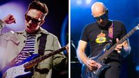 Left&ndash; Cory Wong performs at North Sea Jazz on July 12, 2025 in Rotterdam, Netherlands; Right&ndash;Guitarist Joe Satriani performs on the Palomino Stage during day 3 of the Stagecoach Music Festival on April 27, 2025 in Indio, California