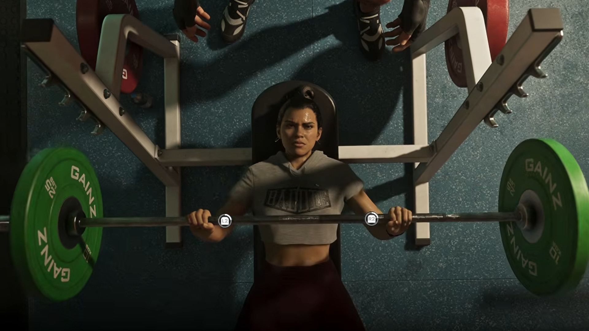Lucia at the gym in GTA 6