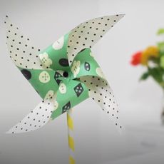 how to make paper pin wheels