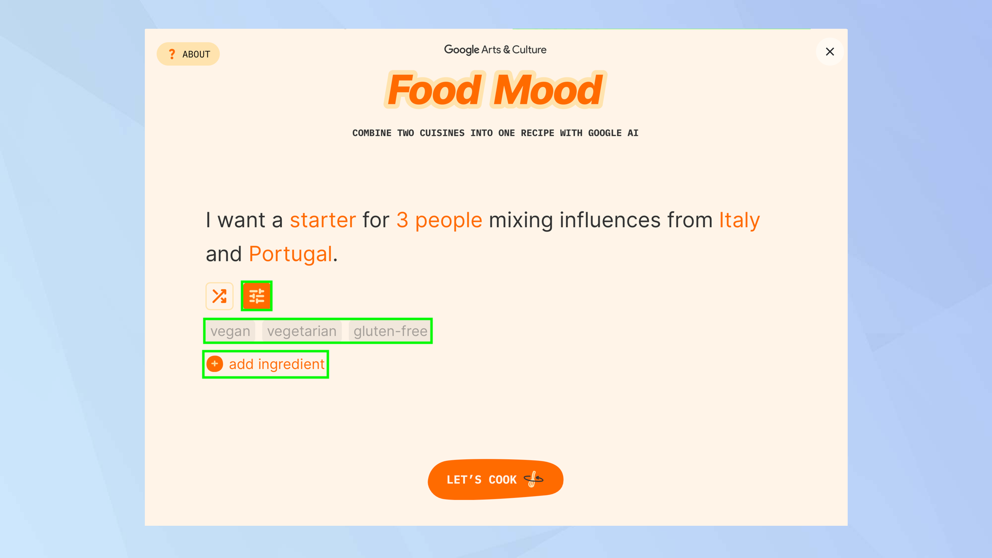 How to generate delicious recipes using AI 