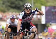 Andre Greipel (Lotto Belisol) celebrates his stage win