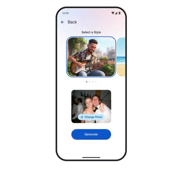Google Photos' Remix lets users decide which unique style they'd like AI to turn their photos into, like comic or sketch styles.