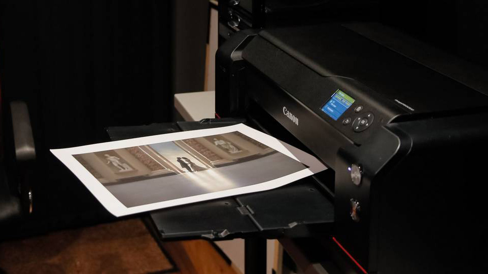 Canon printer printing out image