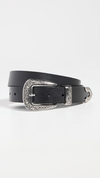 Three Piece Western Belt