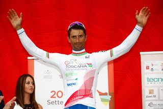 Daniele Bennati on the final Giro della Toscana podium