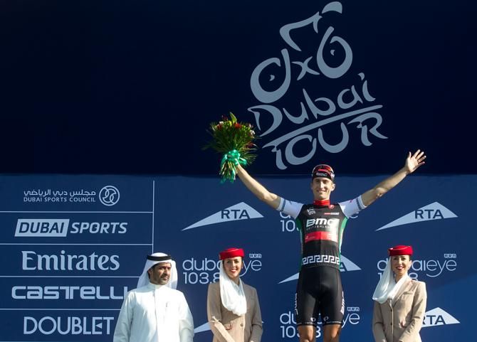 Taylor Phinney (BMC) kept the race lead in the Dubai Tour