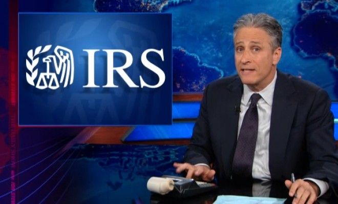 Jon Stewart audits the IRS