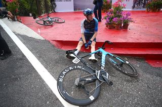 Joe Blackmore after stage five of the Tour of Guangxi