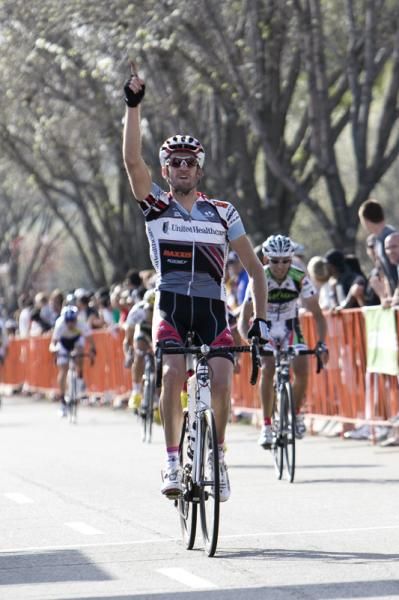 Rory Sutherland wins stage two, the San Dimas road race.
