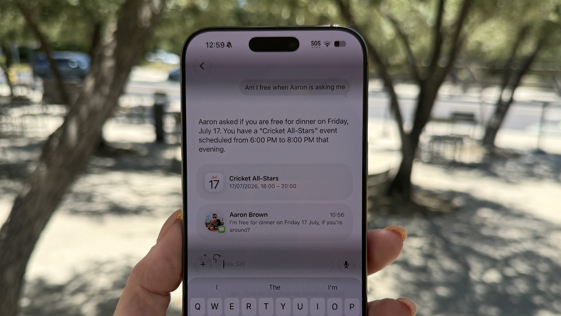 Siri AI on the iOS 27 Developer Beta