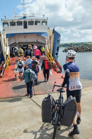 Images of David Bradford riding the Irish coast