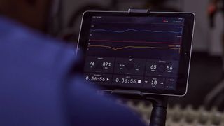 Wattbike app on tablet screen