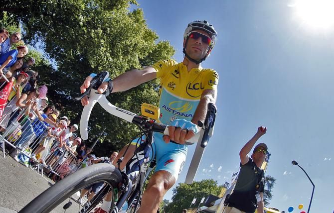Vincenzo Nibali in yellow