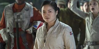 Star Wars: The Rise of Skywalker Rose Tico stands with The Resistance at their base