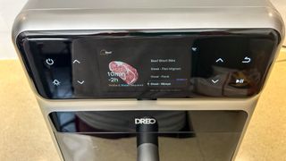 Dreo ChefMaker Combi Fryer offers a preset for ribeye