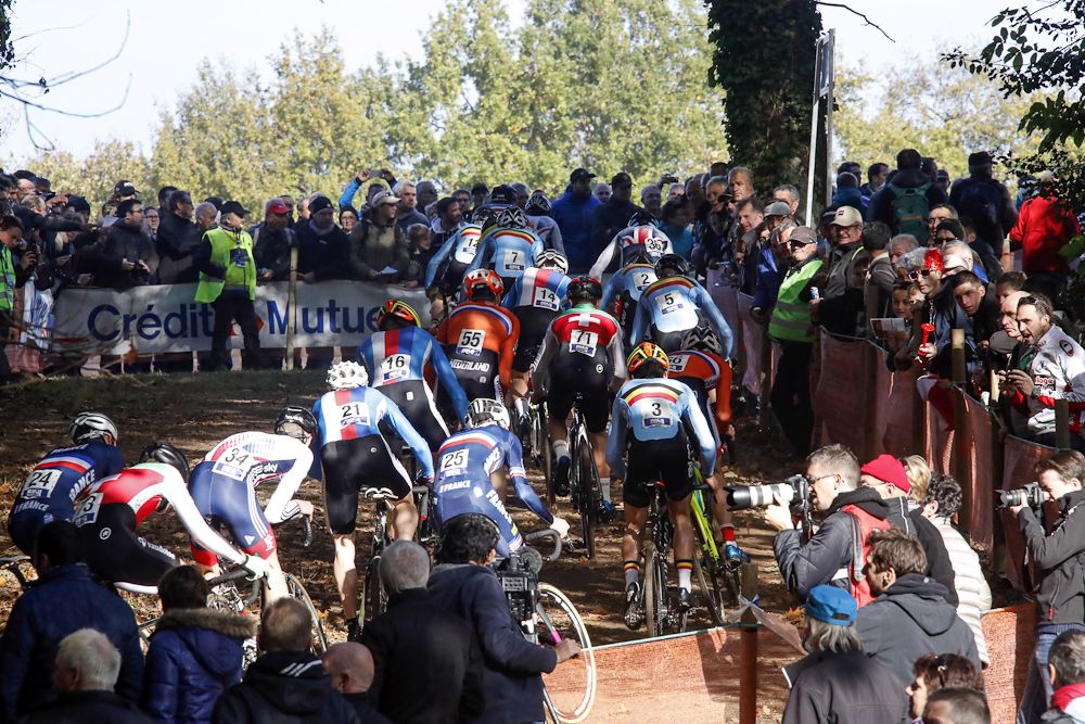 The Junior men's field at the European championships