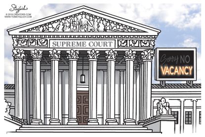 Political Cartoon U.S. Anthony Kennedy retirement Supreme Court
