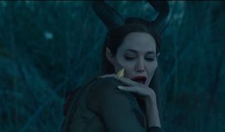 Maleficent with wings cut off