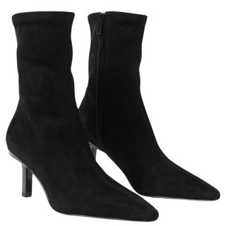 & Other Stories Stretch-Leather Ankle Boots