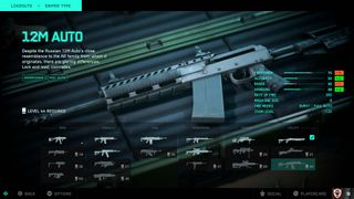 Battlefield 2042 guns weapons 12m auto shotgun stats